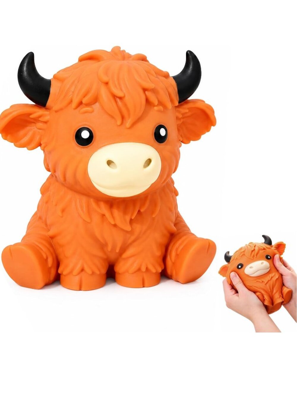 HIGHLAND COW Jumbo Squishy - NEW NIB